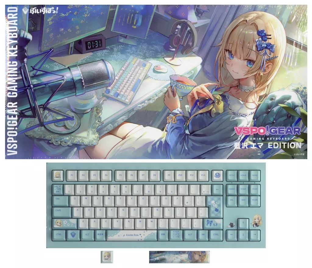 【最短即日発送】VSPOGEAR 紫寝るな EDITION ゲーミングキーボード Vspo!Gear 紫寄るな EDITION ゲーミングキーボード - メルカリ