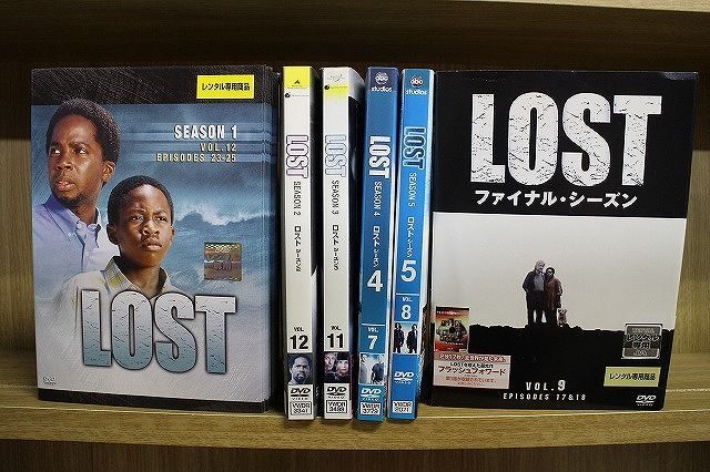 DVD LOST ロスト シーズン1〜6 シリーズ完結 全59巻 ※ケース無し発送