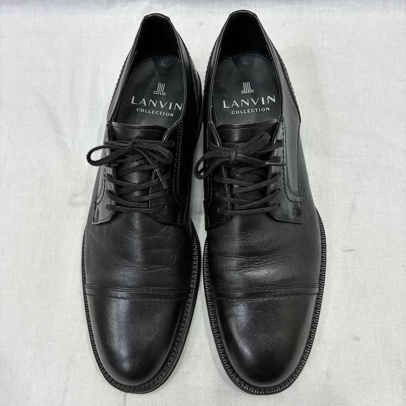 LANVIN ブラック ドレスシューズ ウィングチップ LANVIN ブラック ドレスシューズ ウィングチップ