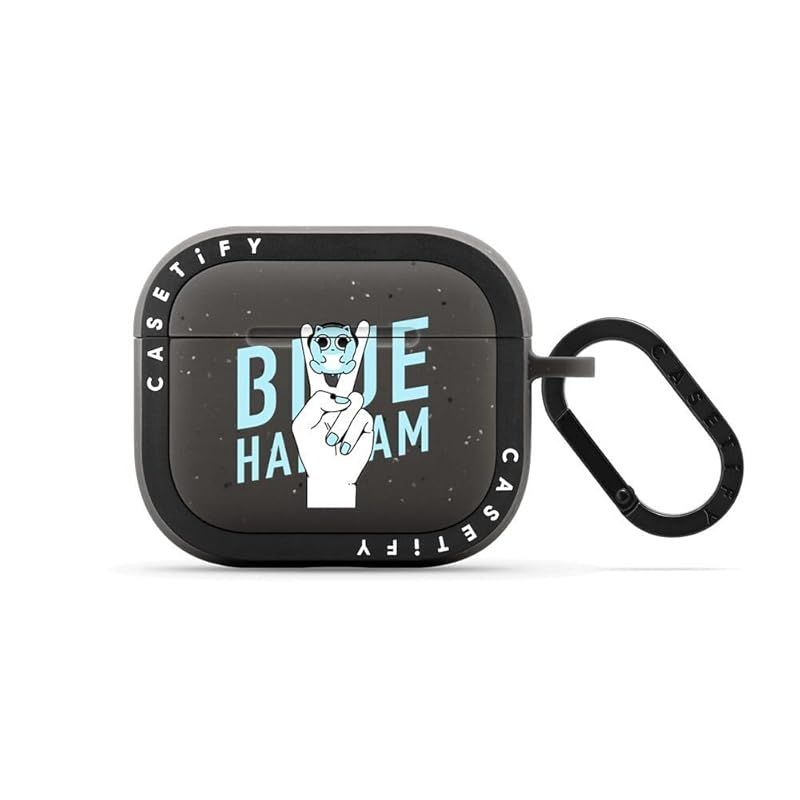 CASETiFY バウンス ケース AirPods ケース 第3世代 - PEACE - マットチャコール 1