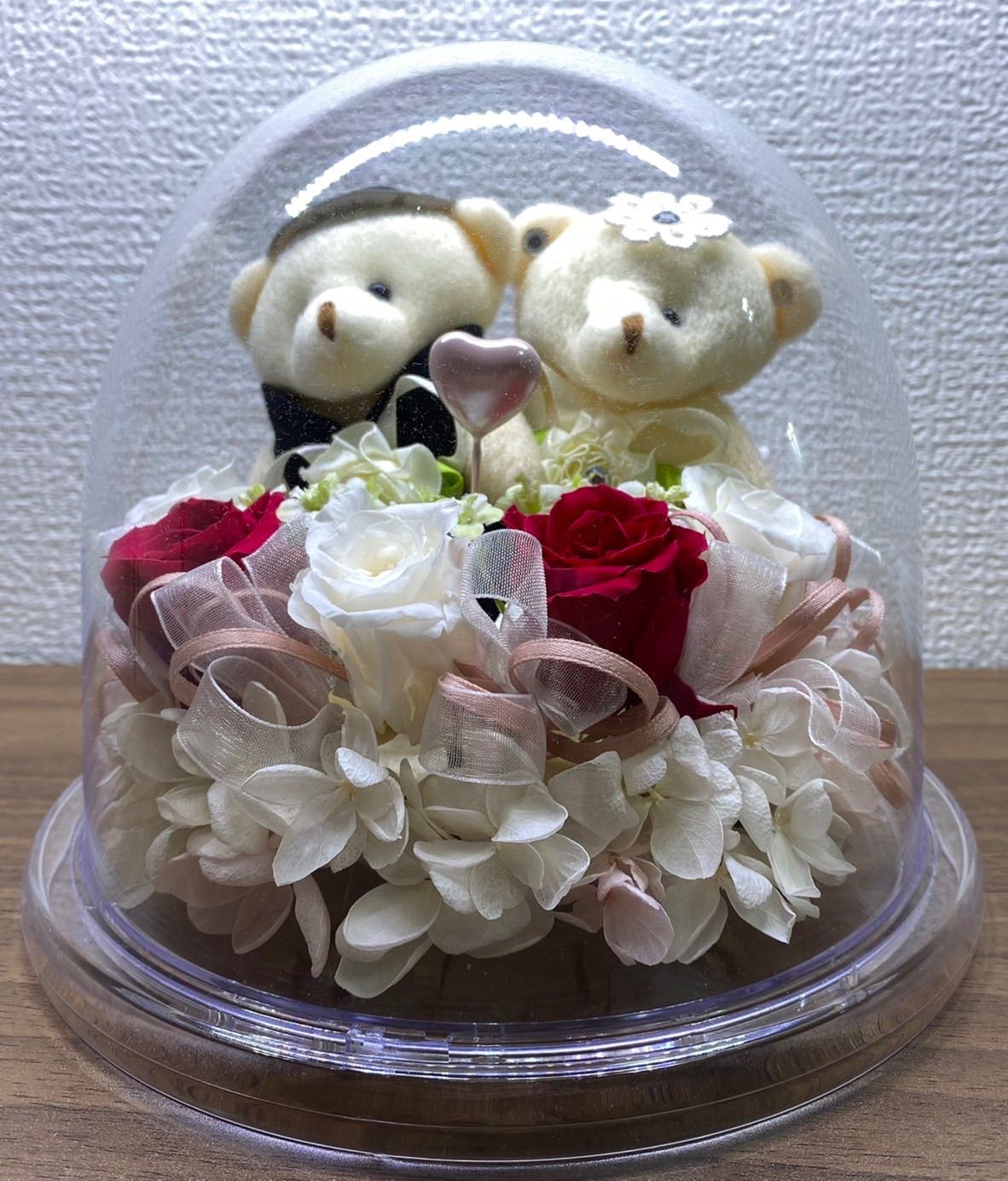 ハンドメイド／薔薇雑貨／リース／クレイフラワー／フラワーアレンジメント／粘土 ハンドメイド／薔薇雑貨／リース／クレイフラワー／フラワー