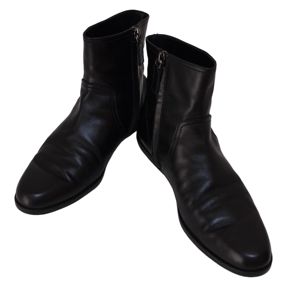 TOD'S ブラック サイドゴアブーツ 38 未使用級】トッズ サイドゴア