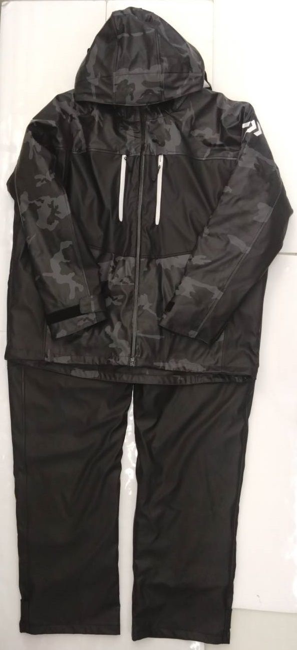 ダイワ ＤＷ-6023 オーシャンサロペットウィンタースーツ ブラックカモ 2ＸＬ 防寒 上下セット 03