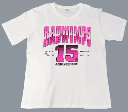 中古】Tシャツ RADWIMPS Tシャツ ホワイト Mサイズ 「15th Anniversary