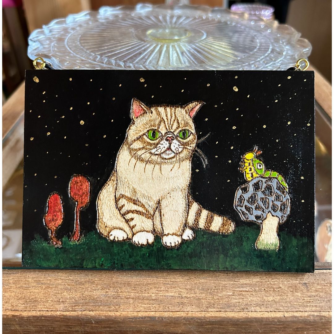 原画 アート 絵画 画家 フクロウ 梟 鳥 雛鳥 小鳥 縁起物 動物