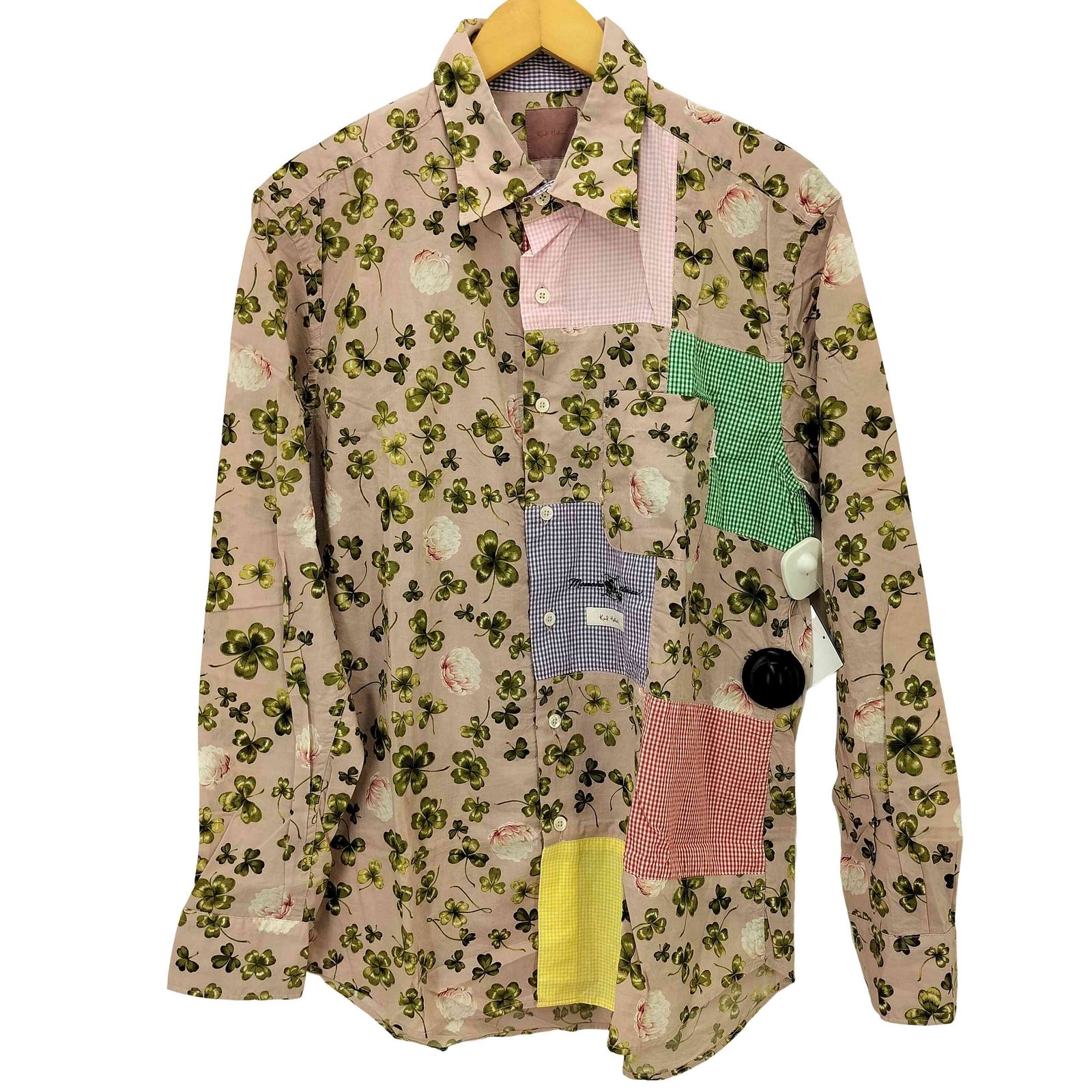 カールヘルム Karl Helmut 19SS 四葉クローバーシャツ アイドルコラボ メンズ JPN 4