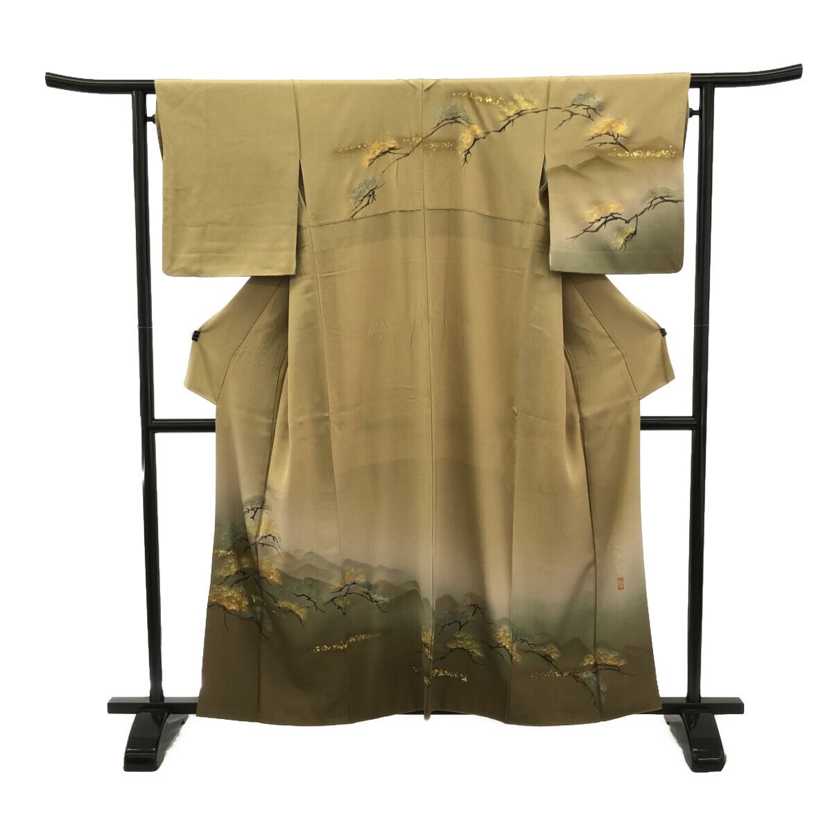訪問着/金彩友禅/美品/作家物/落款/京友禅/仕立上がり/適応身長153～161㎝/11356 訪問着/金彩友禅/美品/作家物/落款/京友禅/仕立上がり/適応身長153