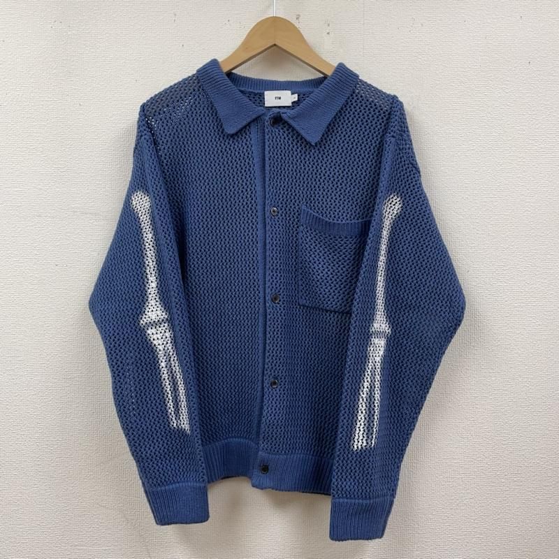 FTW PUNCHING BONE KNIT SHIRT ニット カーディガン 骨 デザイン 