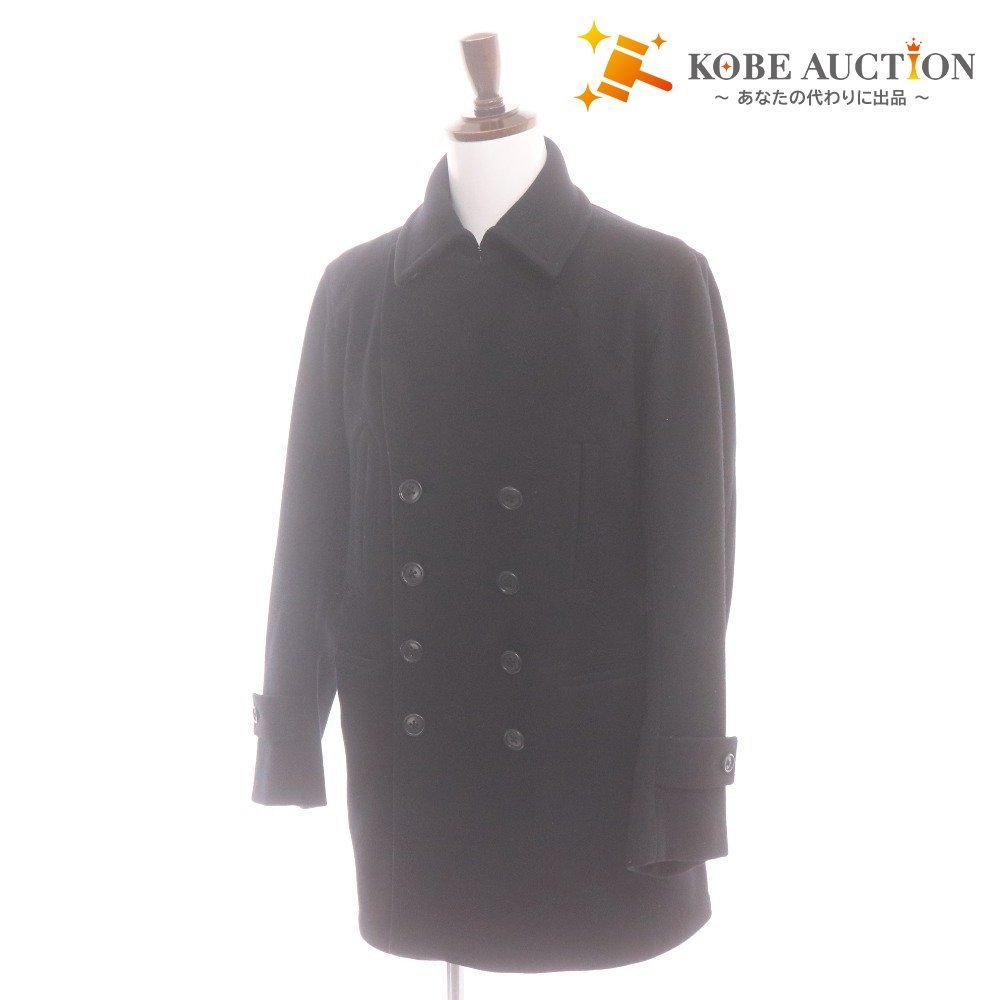 scye サイ Pコート 長袖 1106-73780 トップス カシミヤ ウール アウター ジャケット メンズ 40 L相当 ブラック