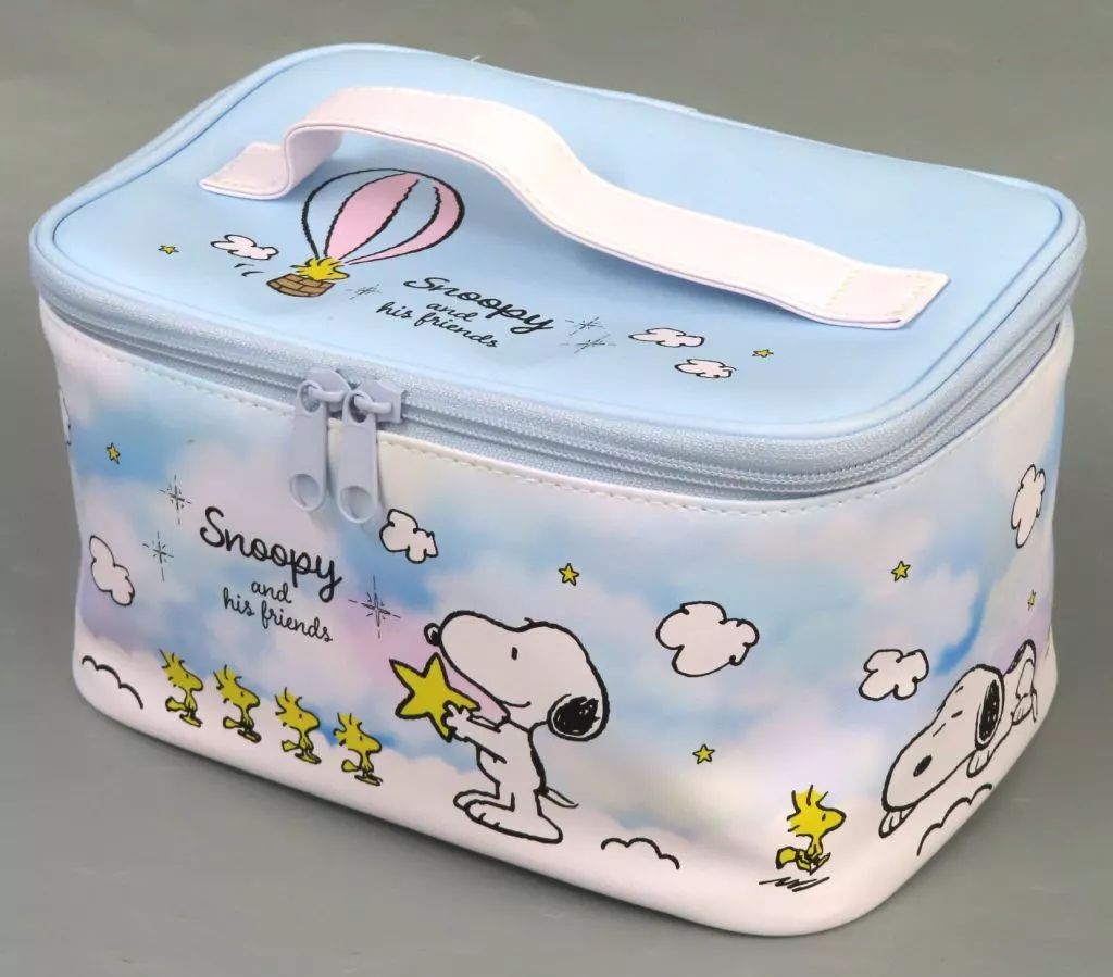 中古】バッグ 2.スヌーピー＆ウッドストック バニティポーチ