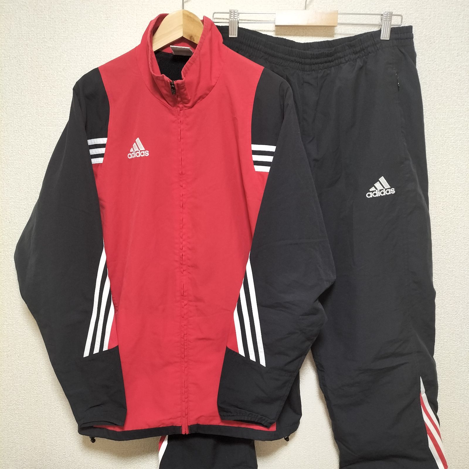 ☆00s adidas 万国旗タグ ジャージ上下 セットアップ トップス 