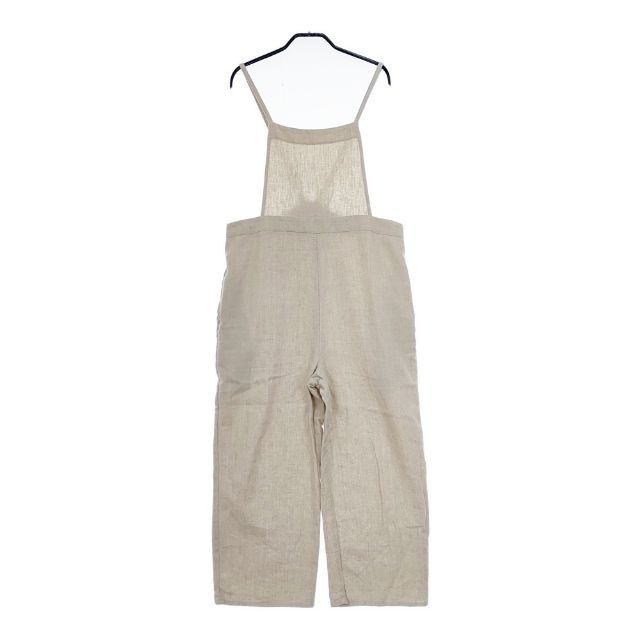 fog linen work リトアニアリネン ヘンプ混 オーバーオール サロペット ベージュ キナリ レディース フォグリネンワーク 5-0403M∞
