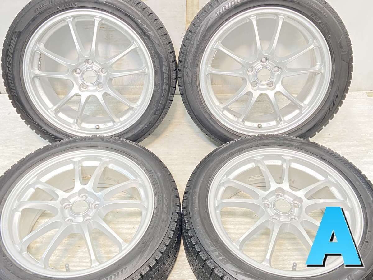 205/50R17 ブリヂストン ブリザック VRX2 ECOFORME 17x7.0 53 100-5穴 中古タイヤ スタッドレスタイヤ ホイールセット  4本セット w17231128045 - メルカリ