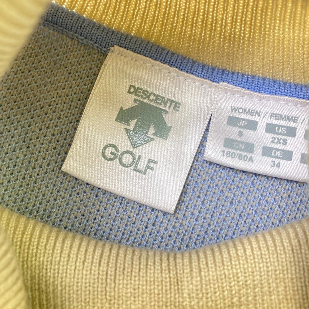 サイズ：S DESCENTE GOLF デサントゴルフ  タートルネック ニットセーター  レッド系 [240101429851] ゴルフウェア レディース ストスト サイズ：S DESCENTE GOLF デサントゴルフ タートルネックニット