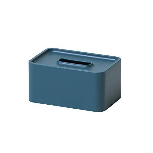 08.インディゴ(マット) ideaco(イデアコ) コンパクトティッシュケース インディゴ 壁付け ビス マグネット 付属 compact tissue case