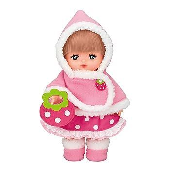 【中古】メルちゃん きせかえセット ピンクのいちごケープ 1851522