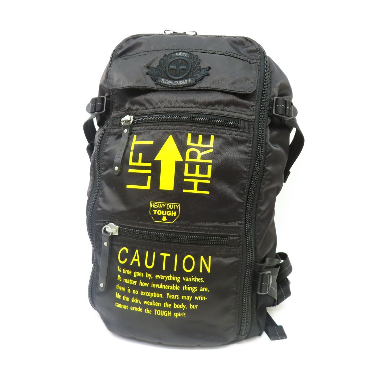 海外最新 LIFT タフ TOUGH HERE ブラック バックパック リュックサック バッグ