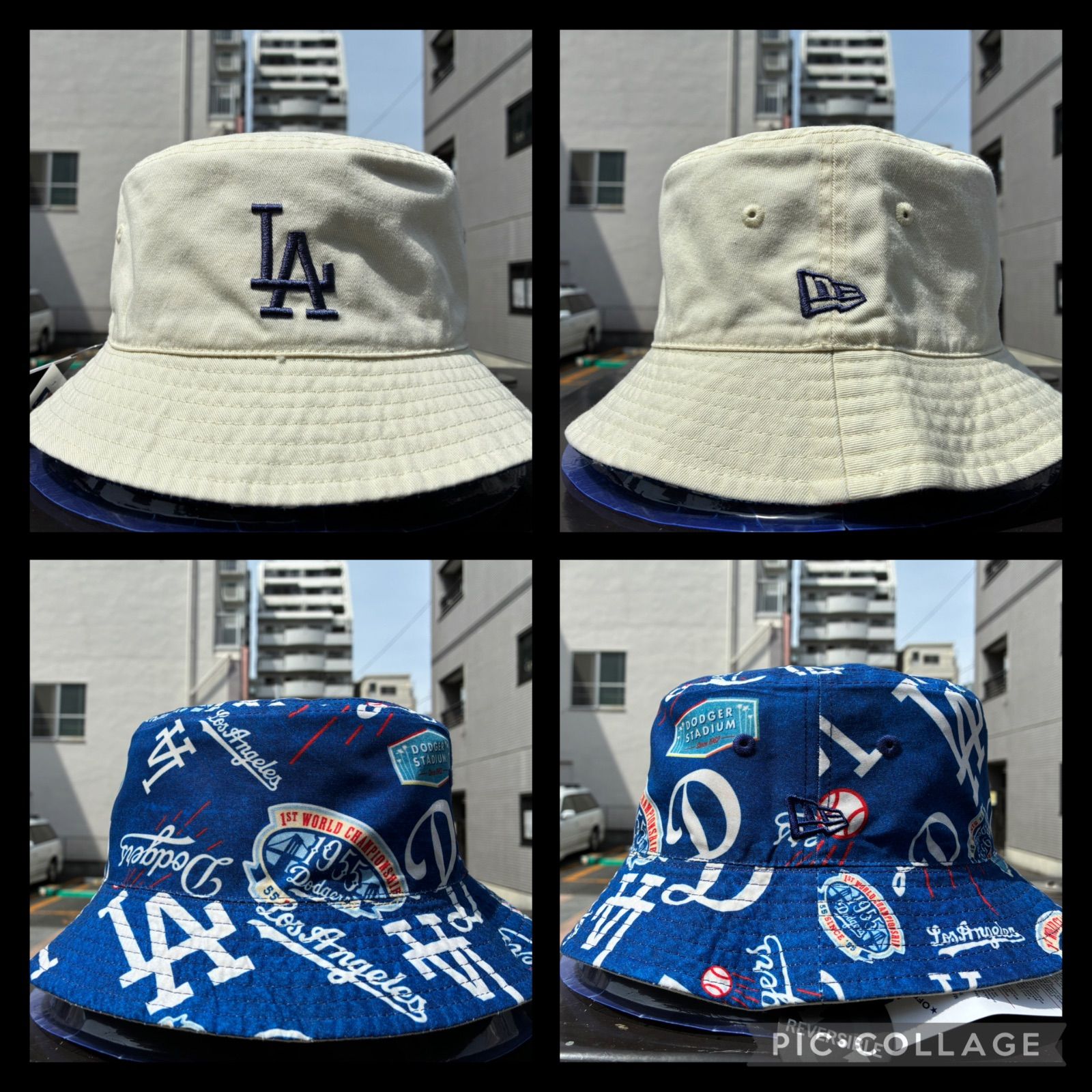 NEW ERA バケット01 リバーシブル Dodgers Pack ロサンゼルス