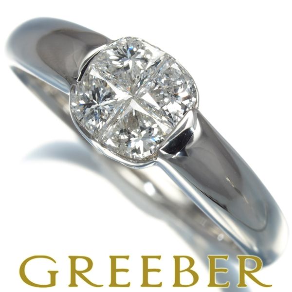 Pt900 ダイヤモンド リング 0.262ct D0.48ct - メルカリ