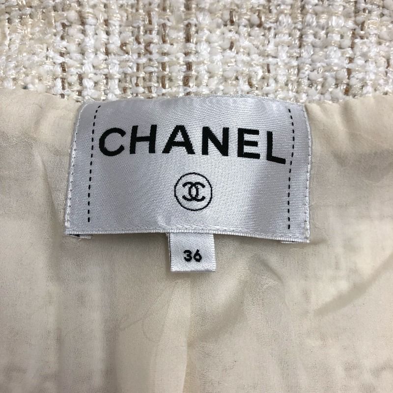 CHANELリボンホワイト1ロール100m セール中❣️ 24B◇主役級ネックレス♪】CHANEL ネックレス リボン CCロゴ