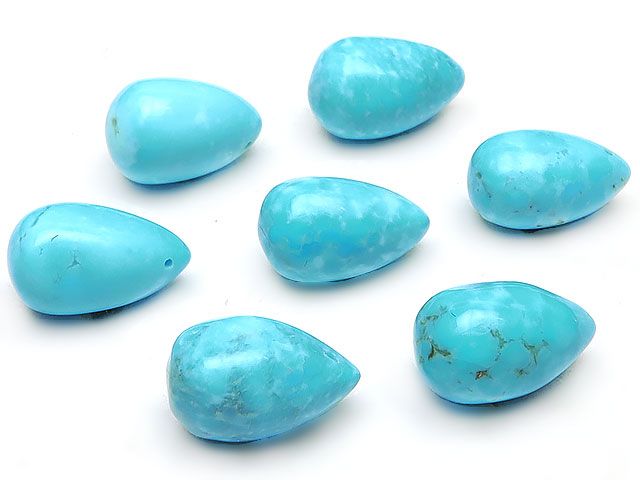【粒販売】アリゾナ産 スリーピングビューティーターコイズ ドロップ 12～13mm【3粒販売】 / T116 TQ13DP