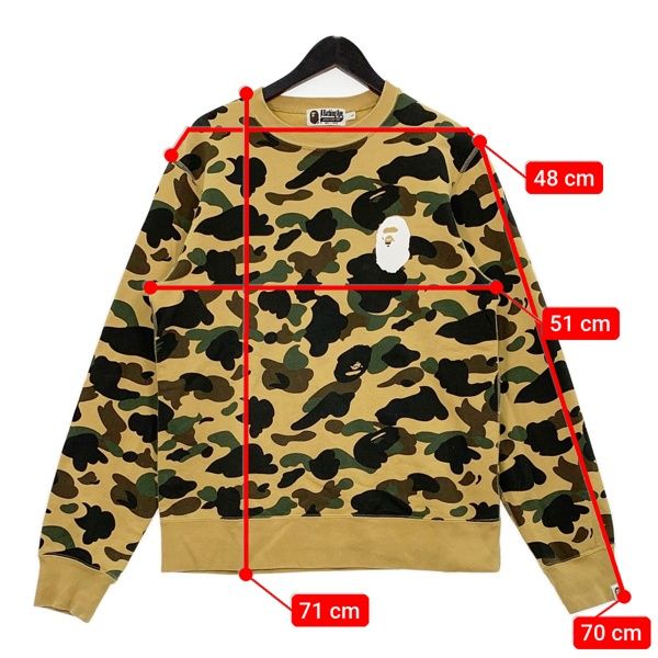 A BATHING APE アベイシングエイプ スウェット クルーネック