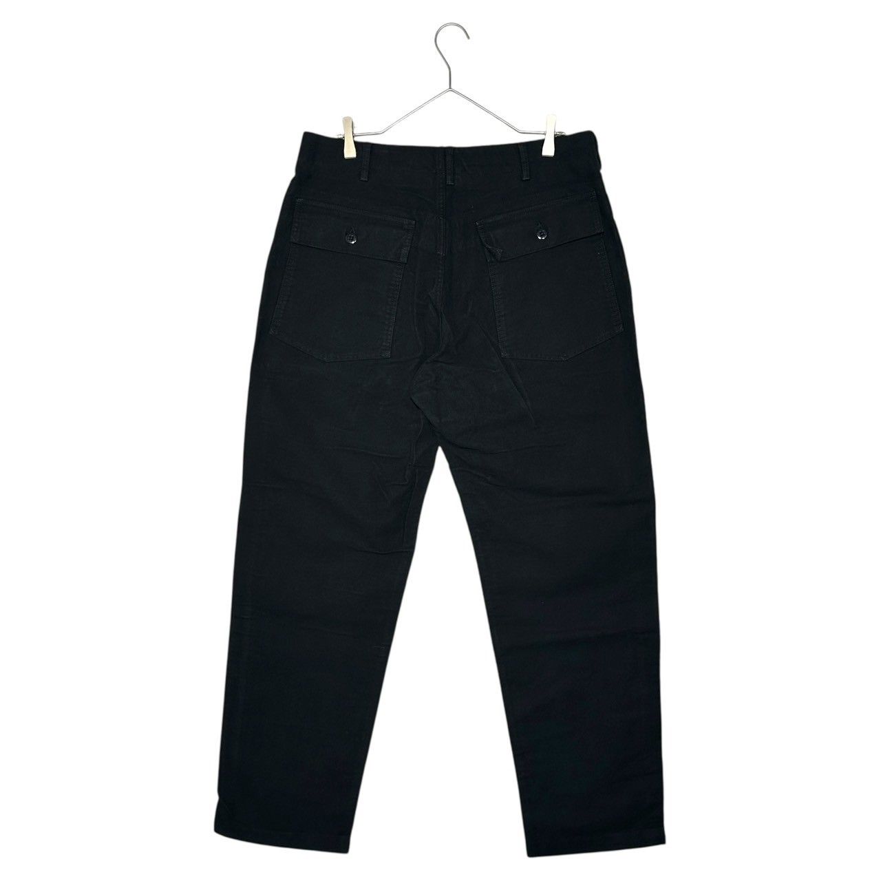 ENGINEERED GARMENTS モールスキンパンツ ブラック Engineered Garments(エンジニアードガーメンツ) 22AW Carlyle