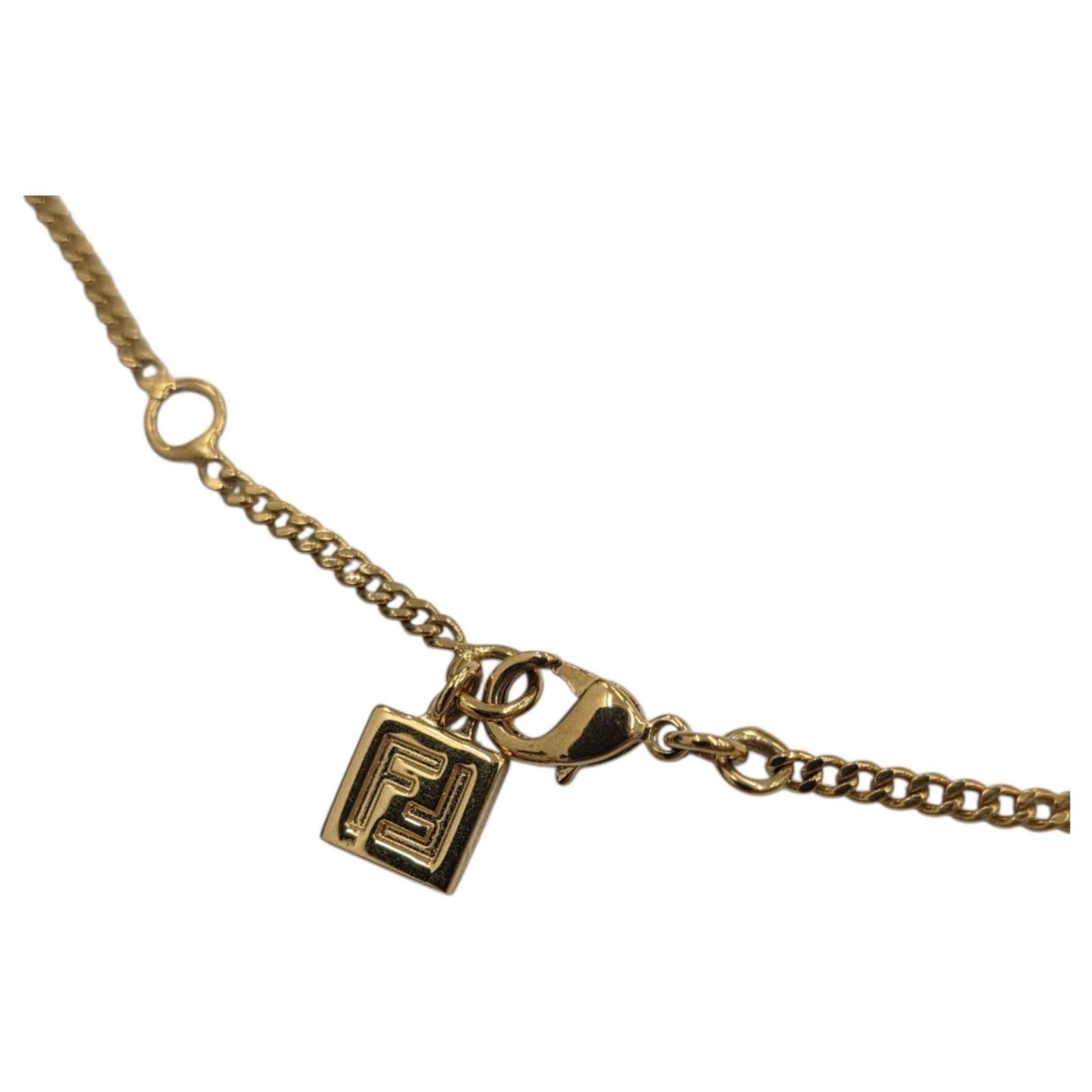 FENDI ロゴネックレス フェンディ FFロゴ ネックレス ネックレス - メルカリ