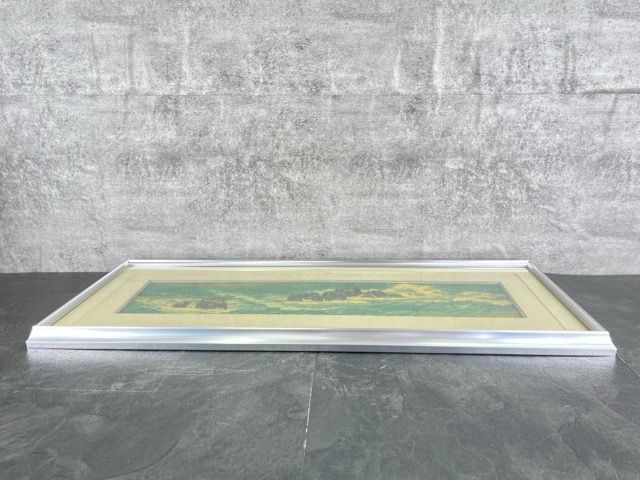 東山魁夷 共同印刷株式会社 岩絵具方式複製「満ち来る潮」画 74