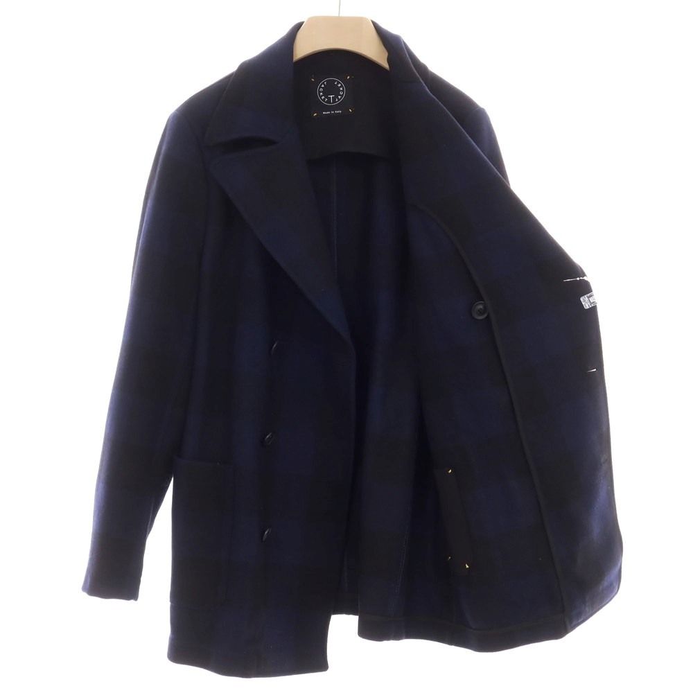 未使用BALENCIAGA ネイビー ピーコート 未使用BALENCIAGA ネイビー