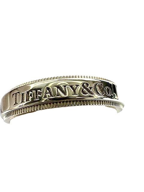 お値下げ　極美品　Tiffanyティファニー　指輪リングミルグレイン Pt950 ティファニー PT950 ミルグレイン プラチナ リング 指輪 - メルカリ