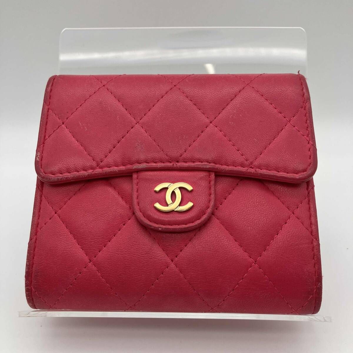 CHANEL シャネル マトラッセ ラムスキン スモールフラップ