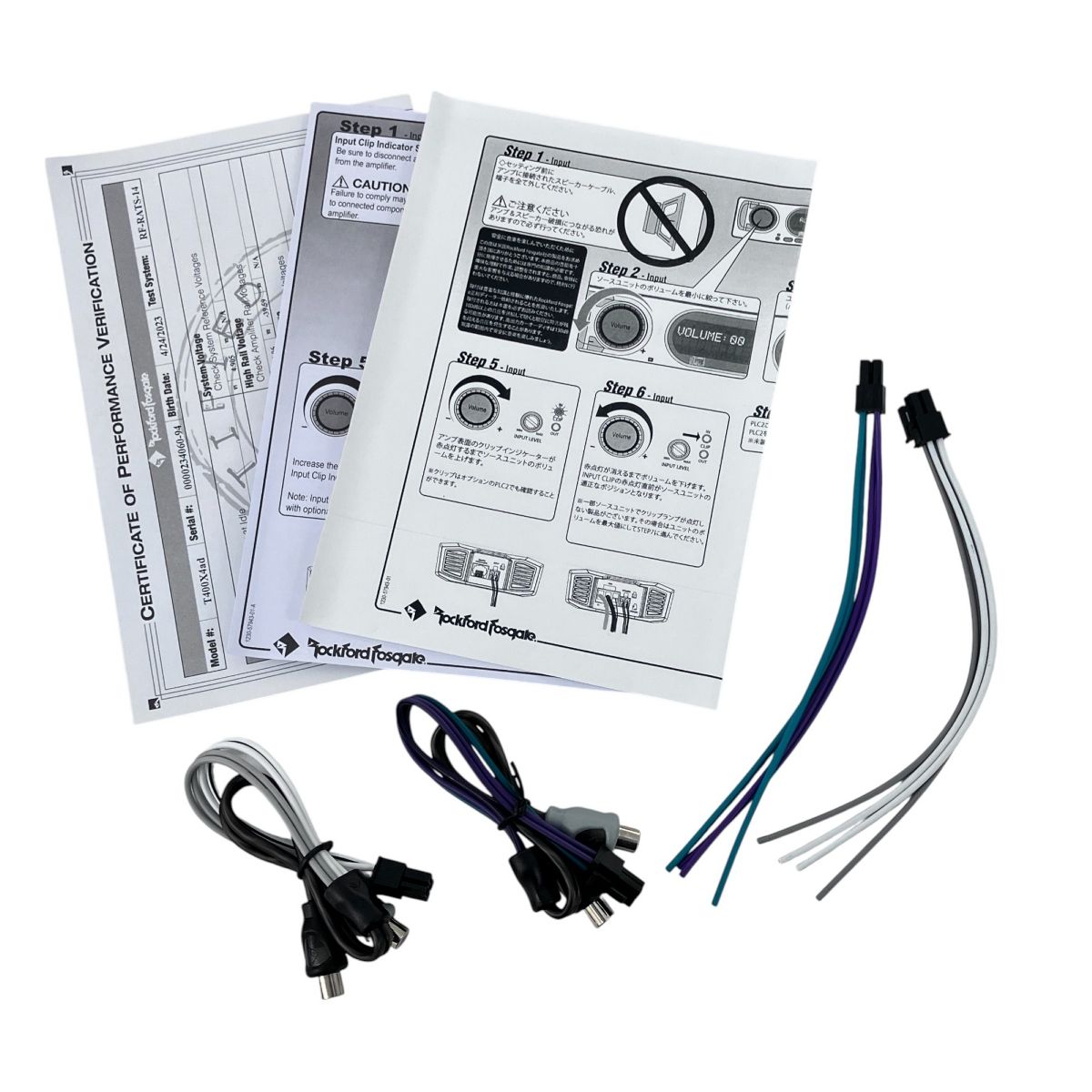 Rockford Fosgate T400X4ad パワーシリーズ 4chアンプ カー用品