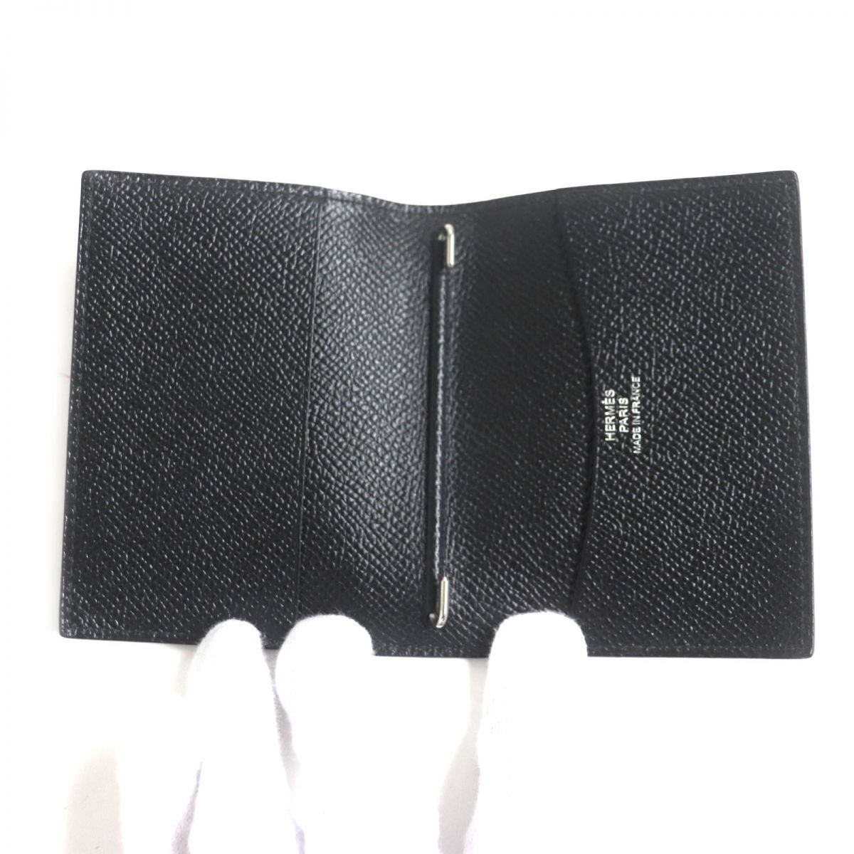 美品▽HERMES エルメス アジェンダミニ ヴォーエプソン レザー 手帳  