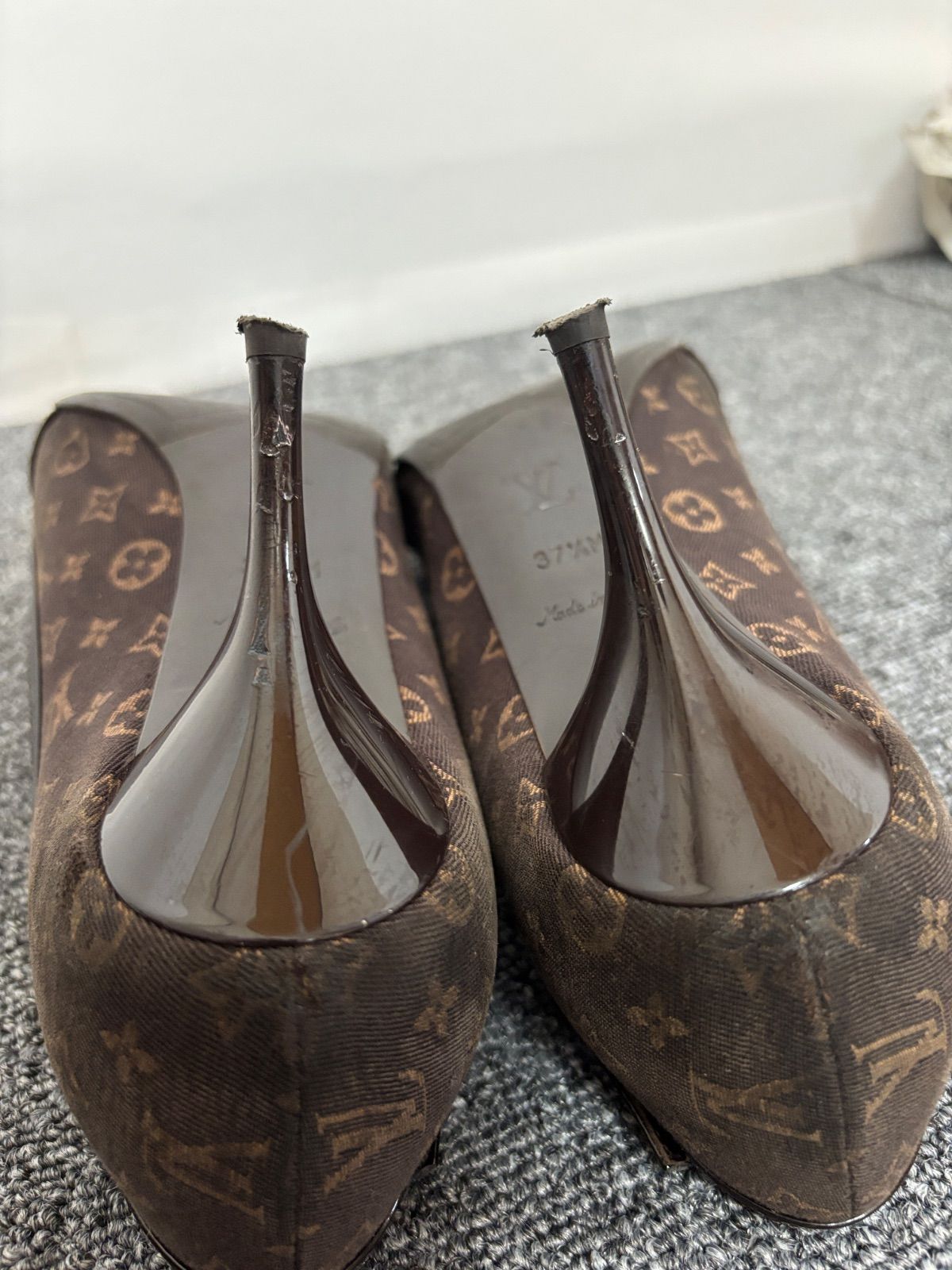 LOUIS VUITTON ルイヴィトン モノグラム ヒール パンプス - メルカリ