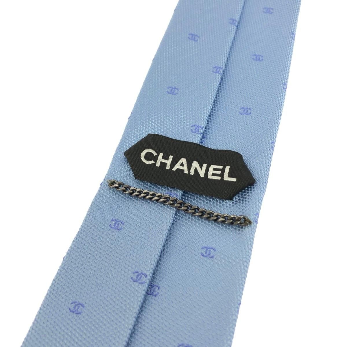 CHANEL シャネル ナロータイ ココマーク/シルク/ネクタイ シルク100