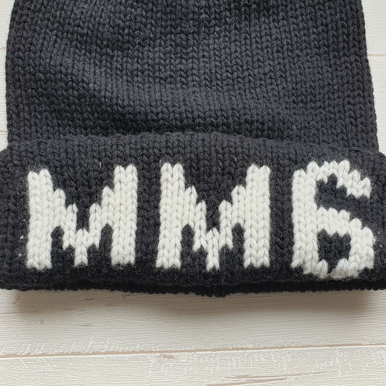 新品・未使用】MM6 Maison Margiela Kids ロゴビーニー 黒 M60277MM074