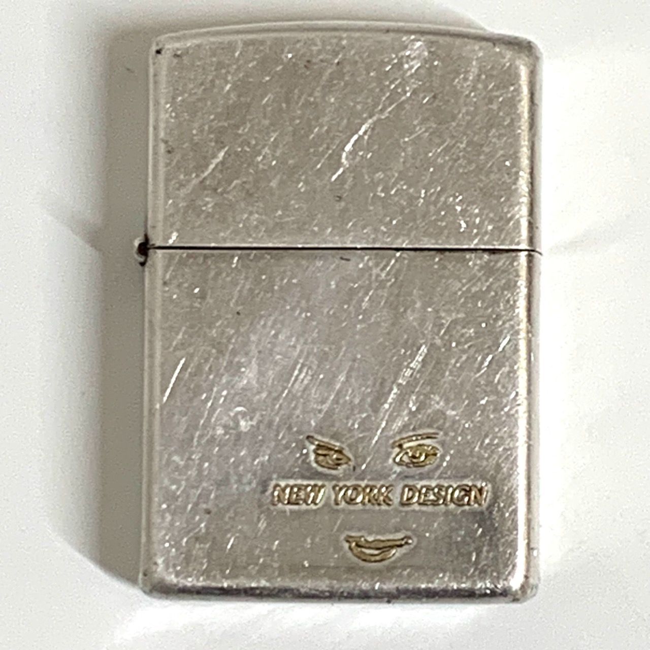 ZIPPO】ジッポー/NEW YORK DESIGNオイルライター/95年/USA製