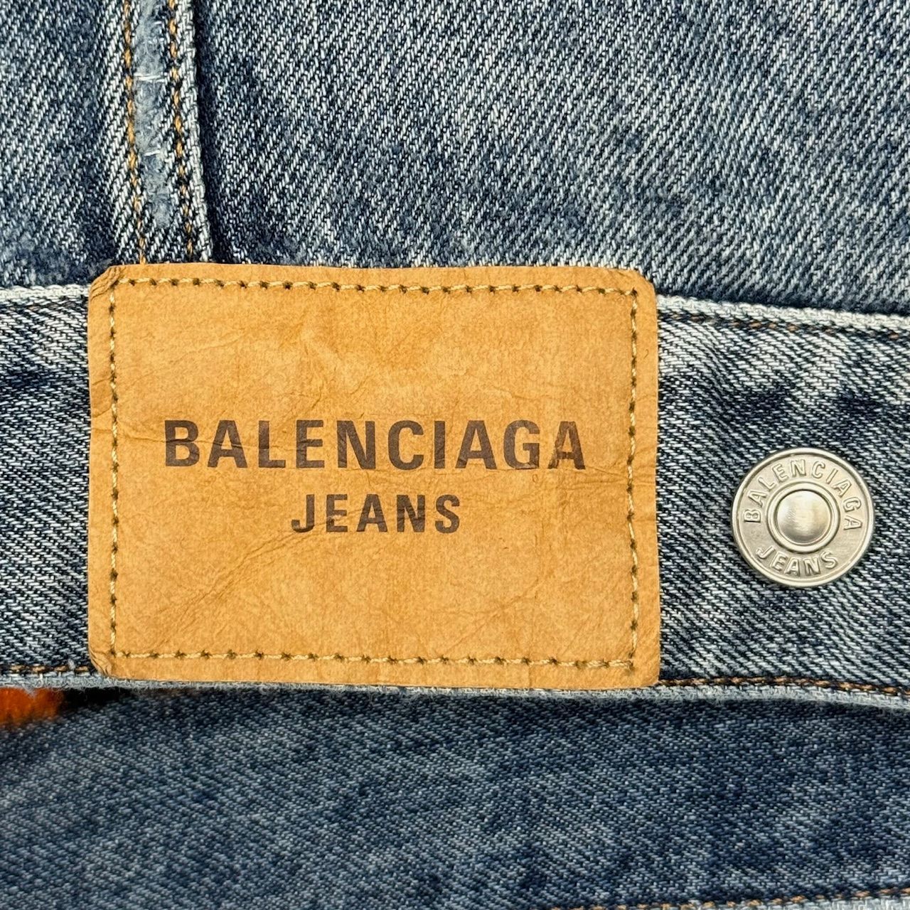 国内正規 BALENCIAGA タイガーボア ダメージ デニムジャケット G