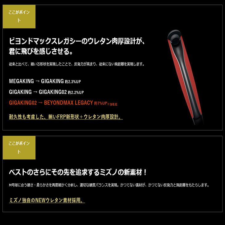 ミズノ 野球 少年軟式 FRP製バット 78cm 80cm mizuno 小学生軟式