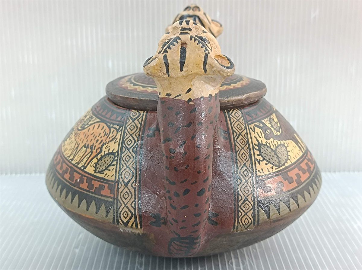 C521 】 小さな超名品 明治期横濱絵付けの九谷焼 金彩鳳凰文小瓶 超