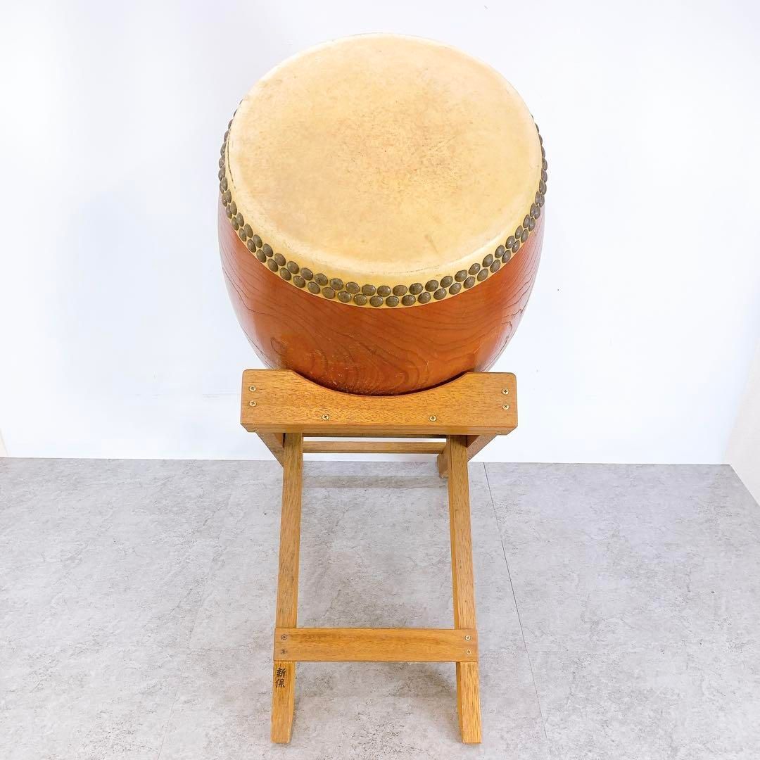 岡田屋布施 1尺3寸 長胴太鼓　けやき 伝統和楽器　台座 太鼓 お祭り ヤマハ 岡田屋布施 ヤマハ 長胴太鼓 けやき製 伝統和楽器 台座 - メルカリ