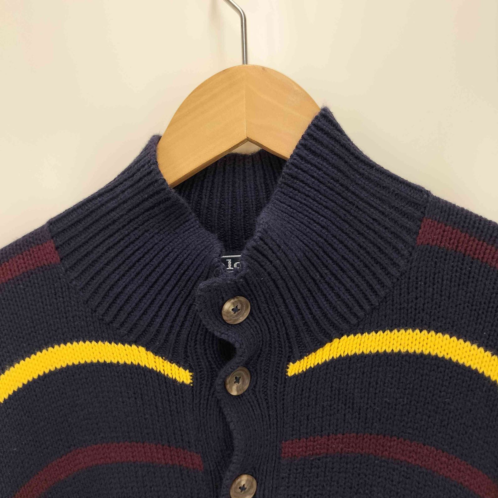 ポロバイラルフローレン　ボーダー　ニット Polo by Ralph Lauren ボーダーニットセーター 80 - メルカリ