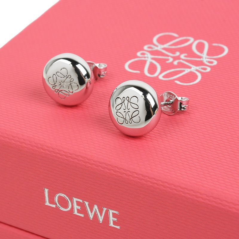 LOEWE】ロエベ アナグラム ペブル スタッドピアス (LOEWE/ピアス