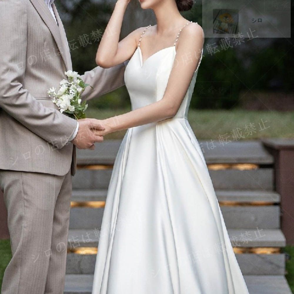 結婚式 2次会 ウエディングドレス リメイク マキシ丈 楽天市場】ウェディングドレス ミモレ丈 二次会 花嫁ドレス 結婚