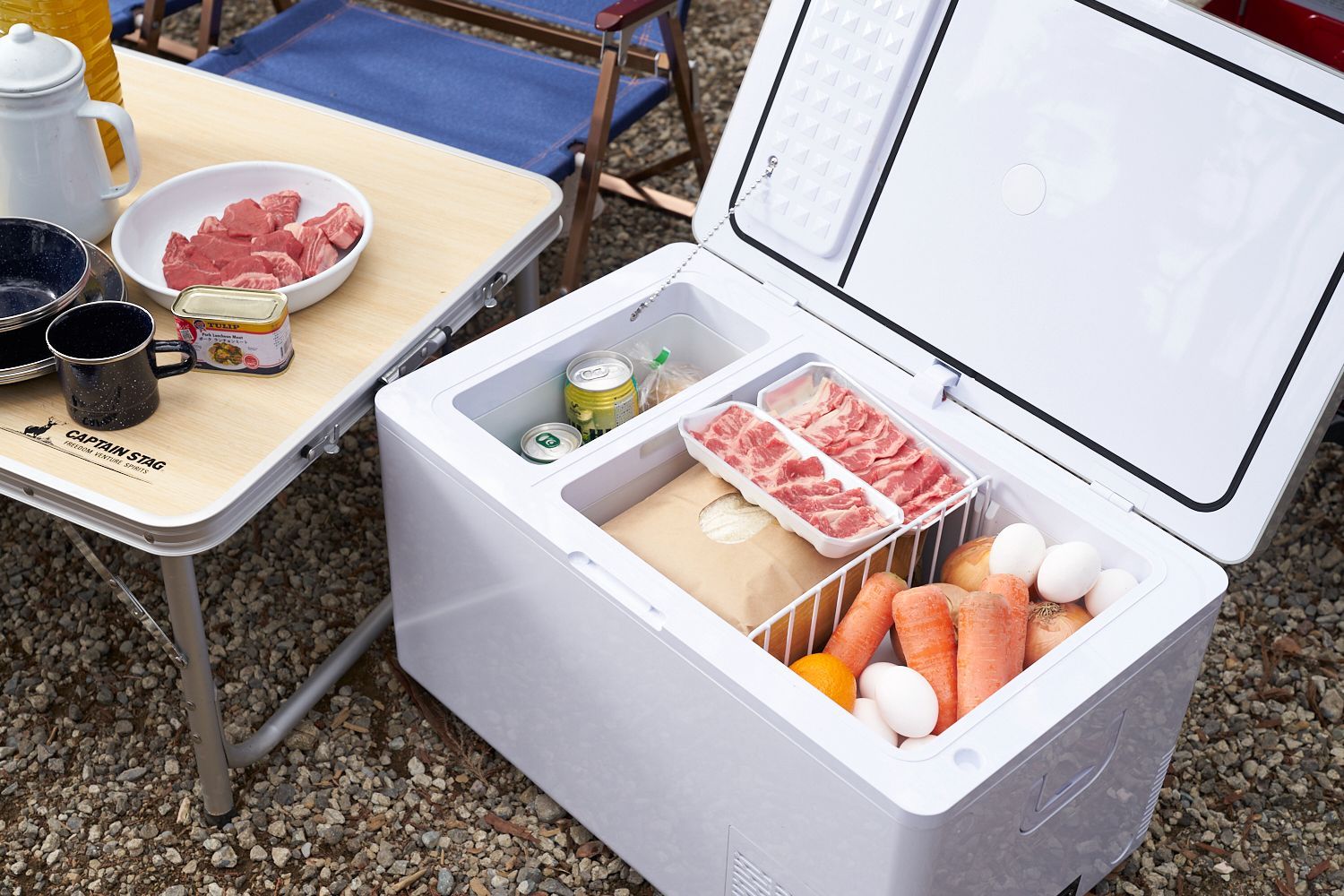 車載冷蔵庫 35L ポータブル冷凍庫冷蔵庫 コンプレッサー式 車載家庭