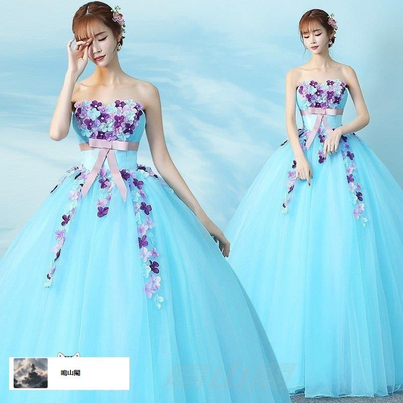 ウエストリボン フラワーモチーフ