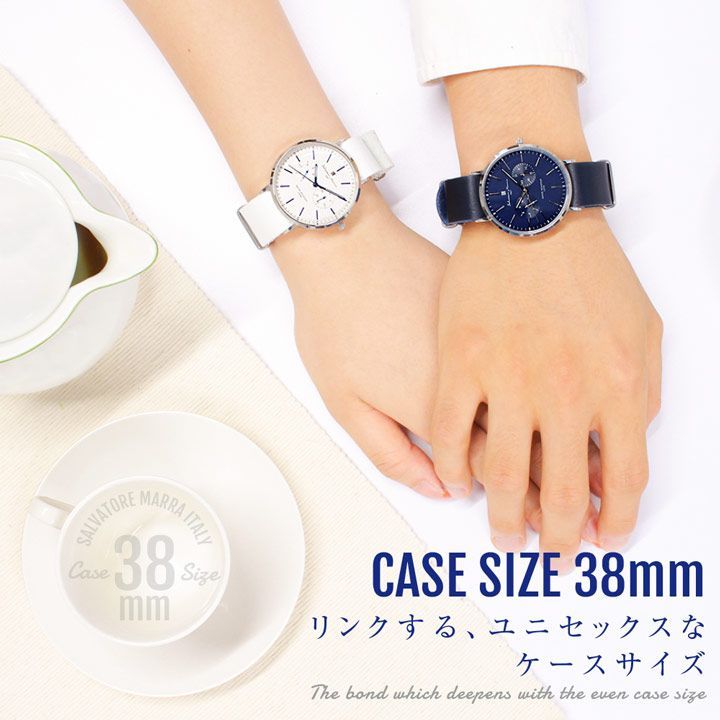 ペアBOX付 ペアウォッチ サルバトーレマーラ SM15117-PAIR-SSNVSV  