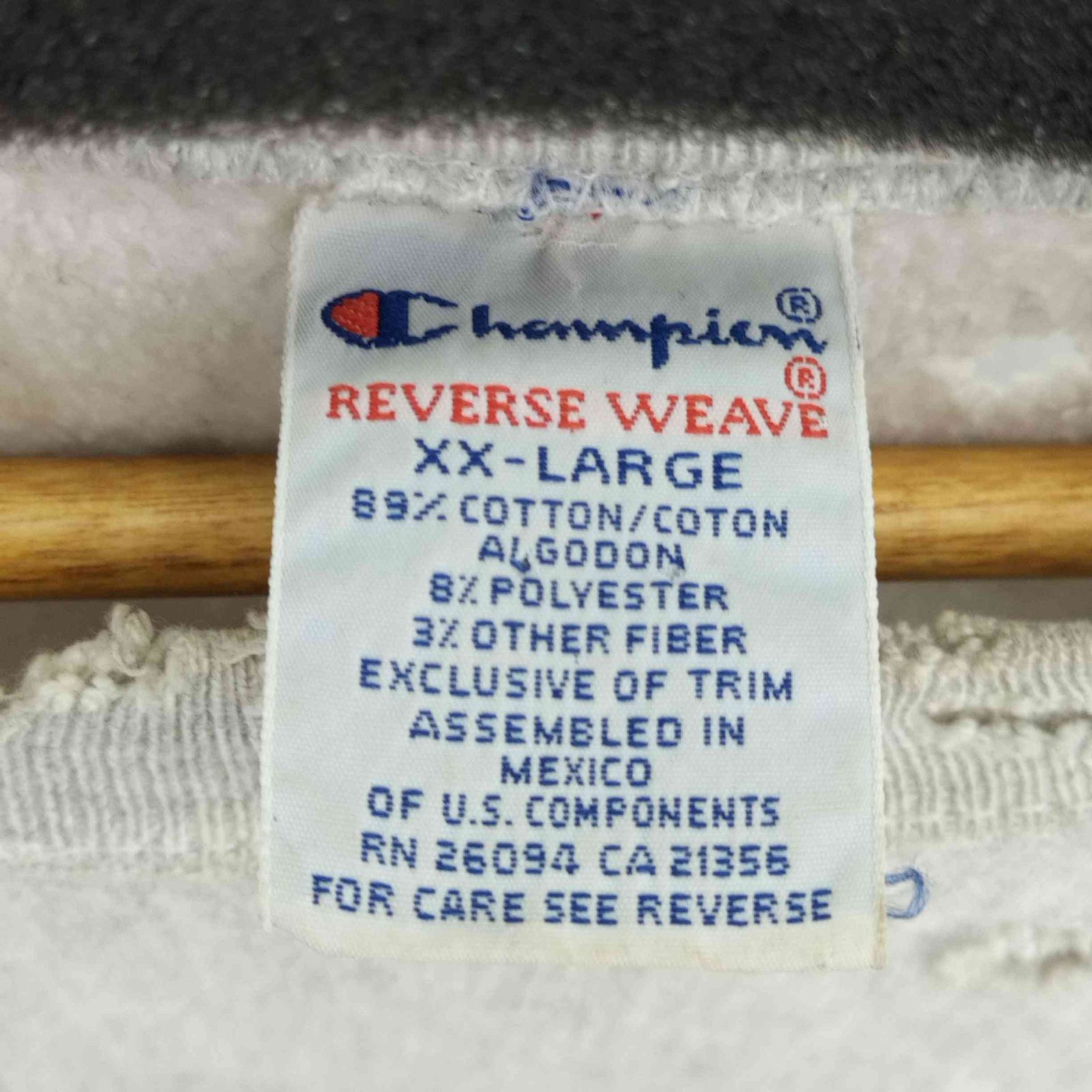 80s Champion Reverse Weave XX-LARGE 4段 【公式通販】