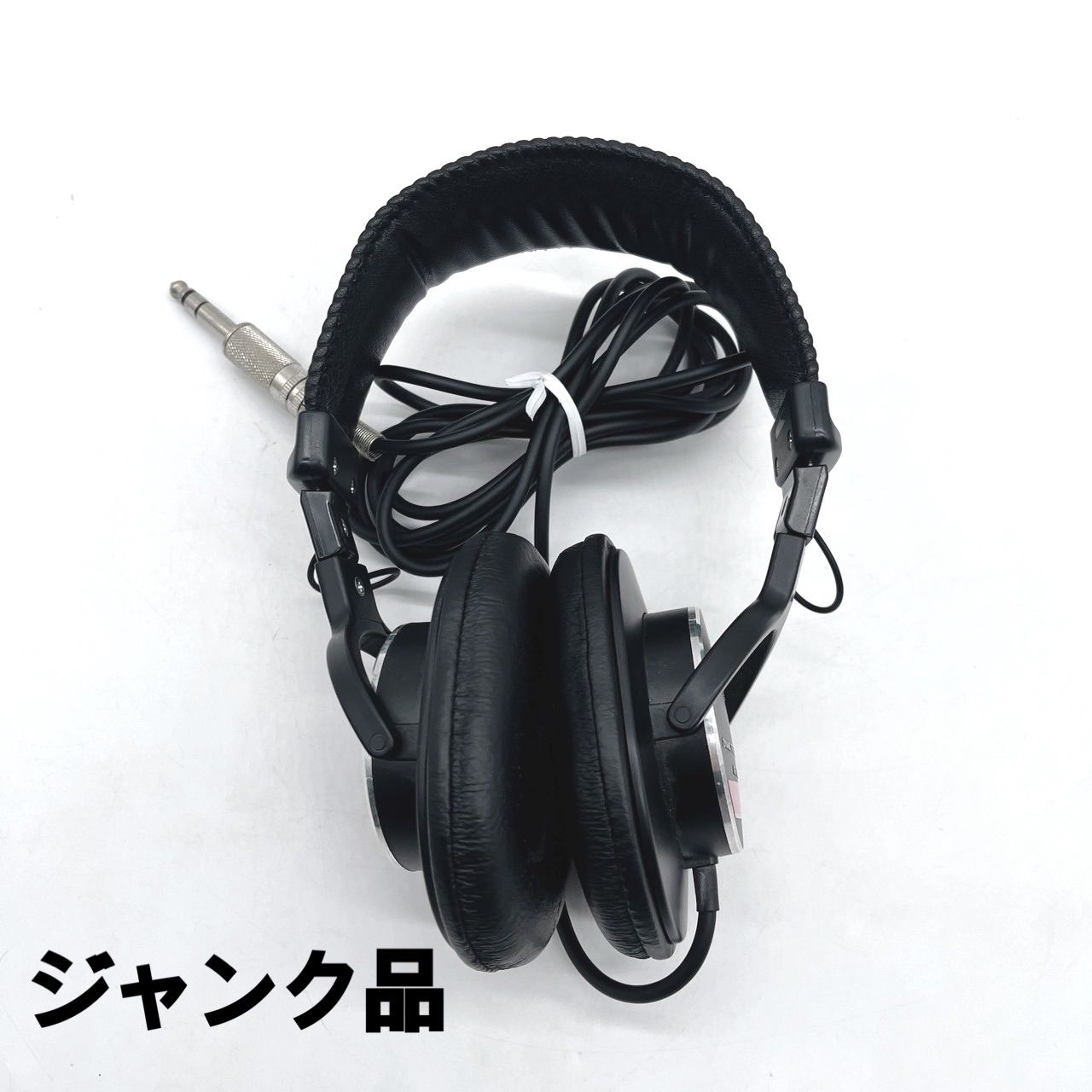 ジャンク SONY 有線 密閉型スタジオモニターヘッドホン 黒 MDR-CD900ST
